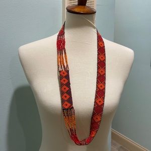 Handmade in Africa one of a kind beaded necklace